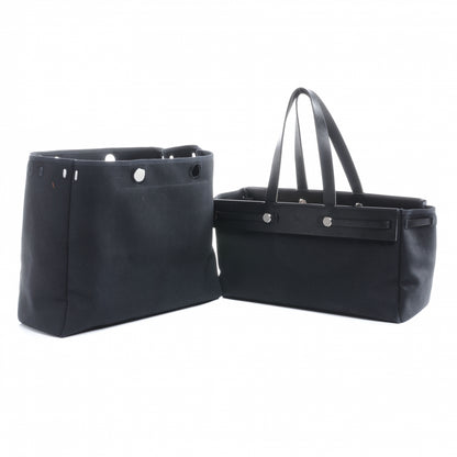 Hermes Toile Herbag Cabas Black 9 of 9