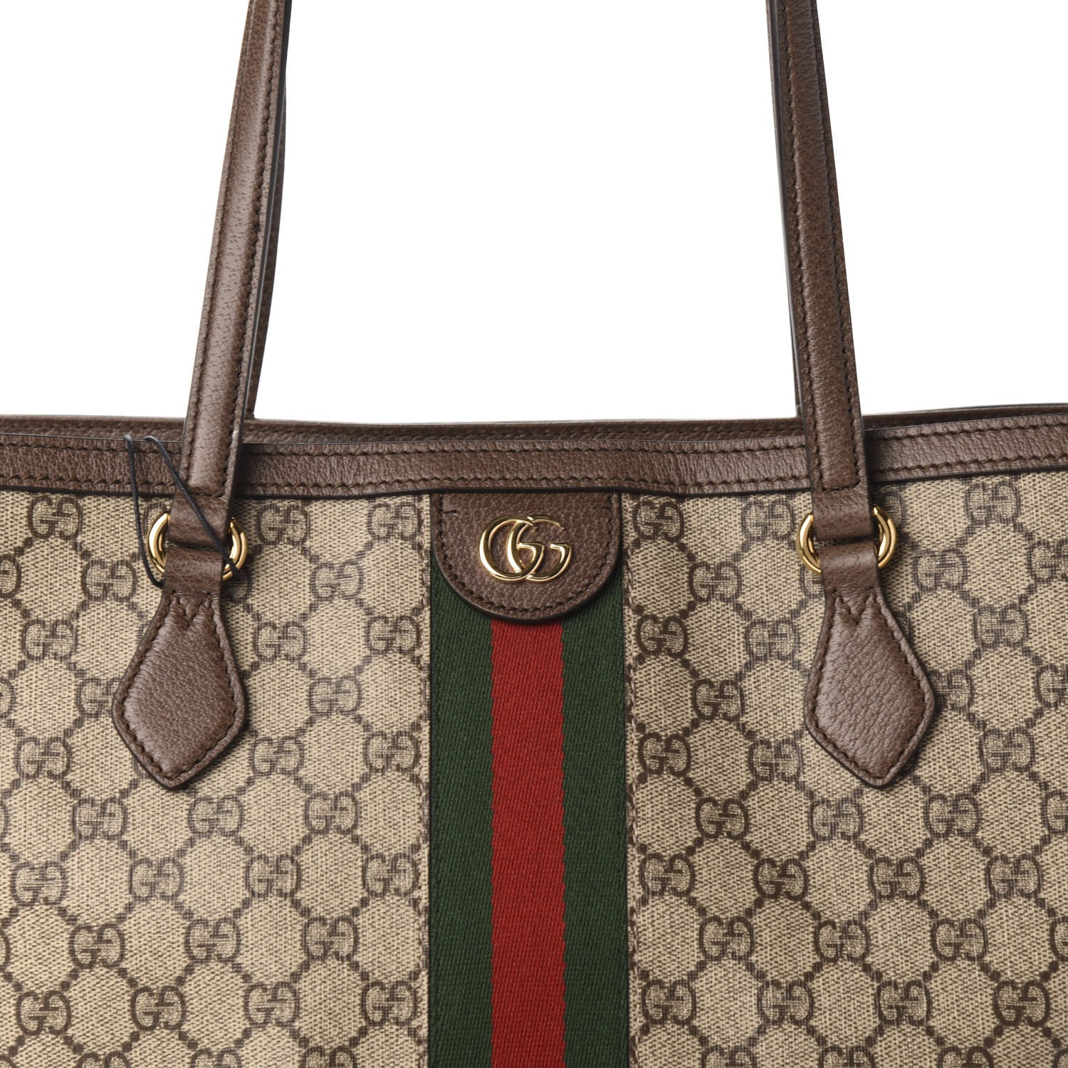 Gucci GG Supreme Monogram Medium Ophidia Shopping Tote Brown 11 of 11