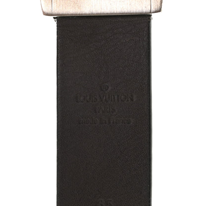 Louis Vuitton Taiga Mens Belt 85 Dark Grey 3 of 4