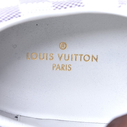 Louis Vuitton Damier Azur Mens Sneakers 8.5 White 9 of 10
