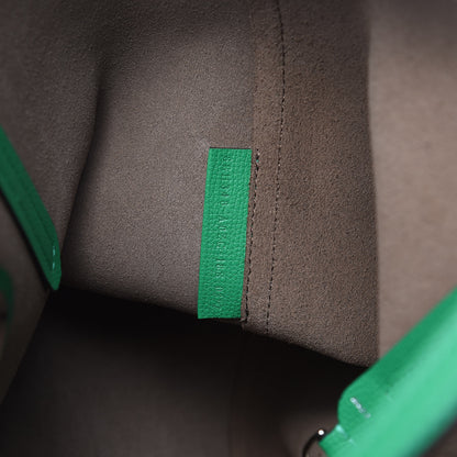 Fendi Vitello Vienna Enamel F is Fendi Shopping Tote Green Taupe 7 of 11