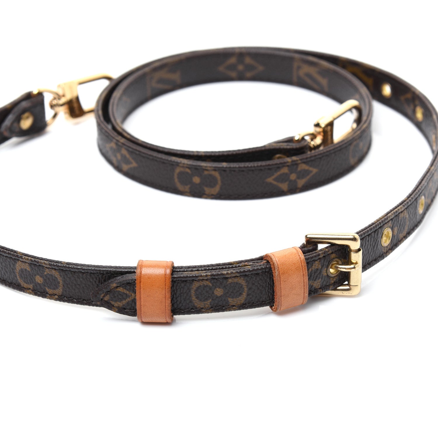 Louis Vuitton Monogram 16mm Adjustable Shoulder Strap 5 of 7
