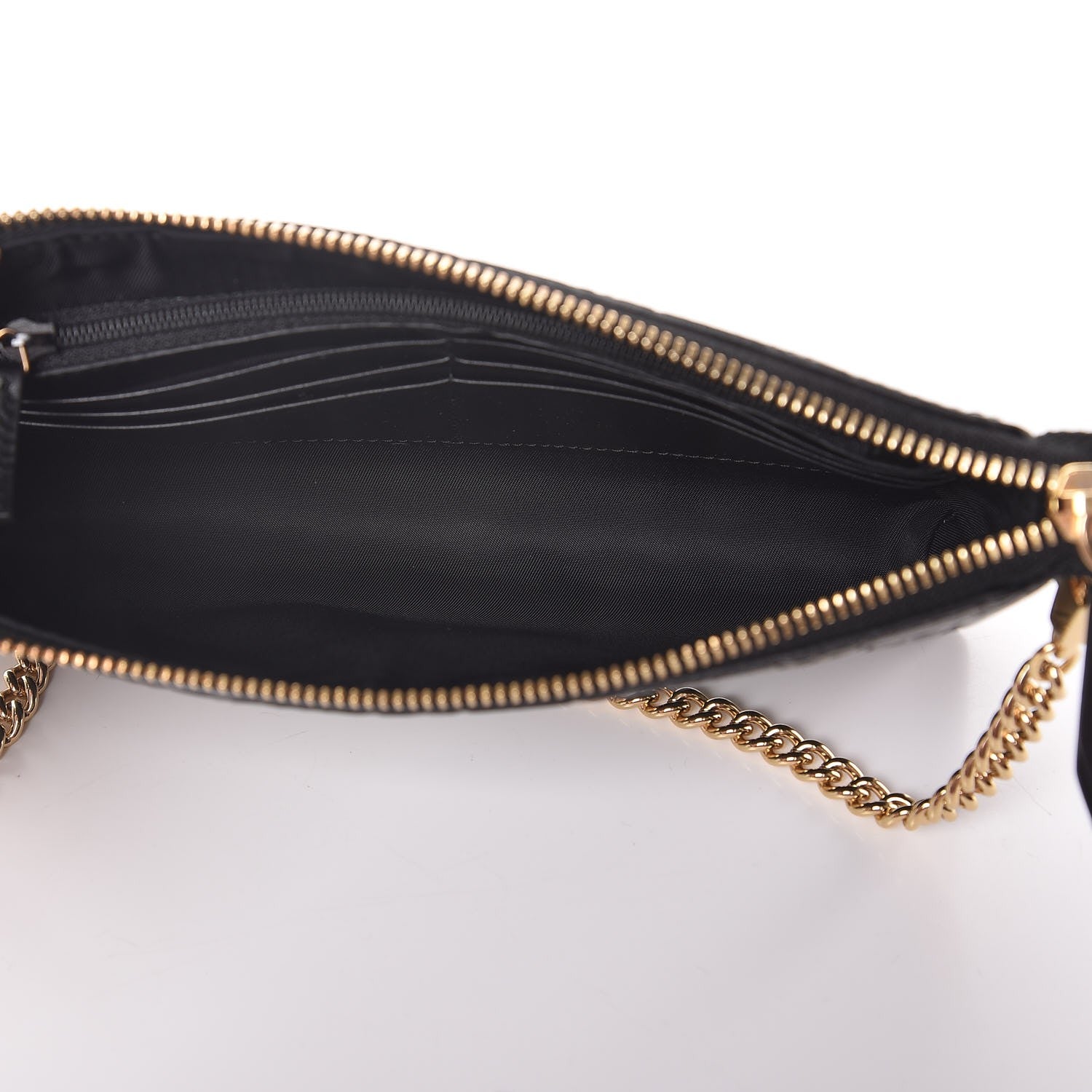 Gucci Guccissima Signature Wrist Wallet Black 5 of 10