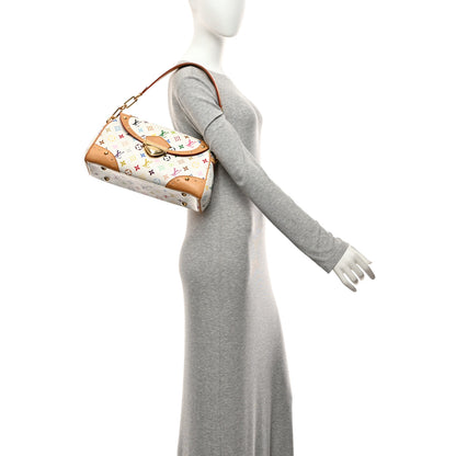 Louis Vuitton Monogram Multicolor Beverly MM White 2 of 10