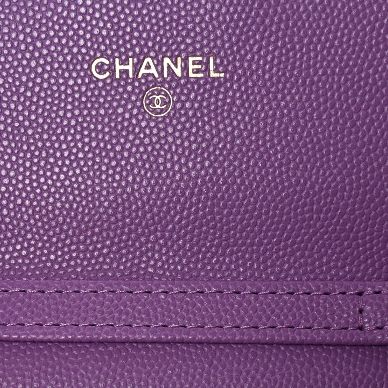Chanel Caviar Quilted Mini Chain Bag Purple 6 of 11