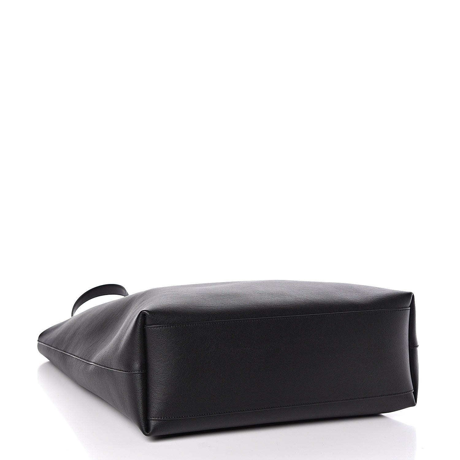 Saint Laurent Calfskin Bold Shopping Tote Black 5 of 11
