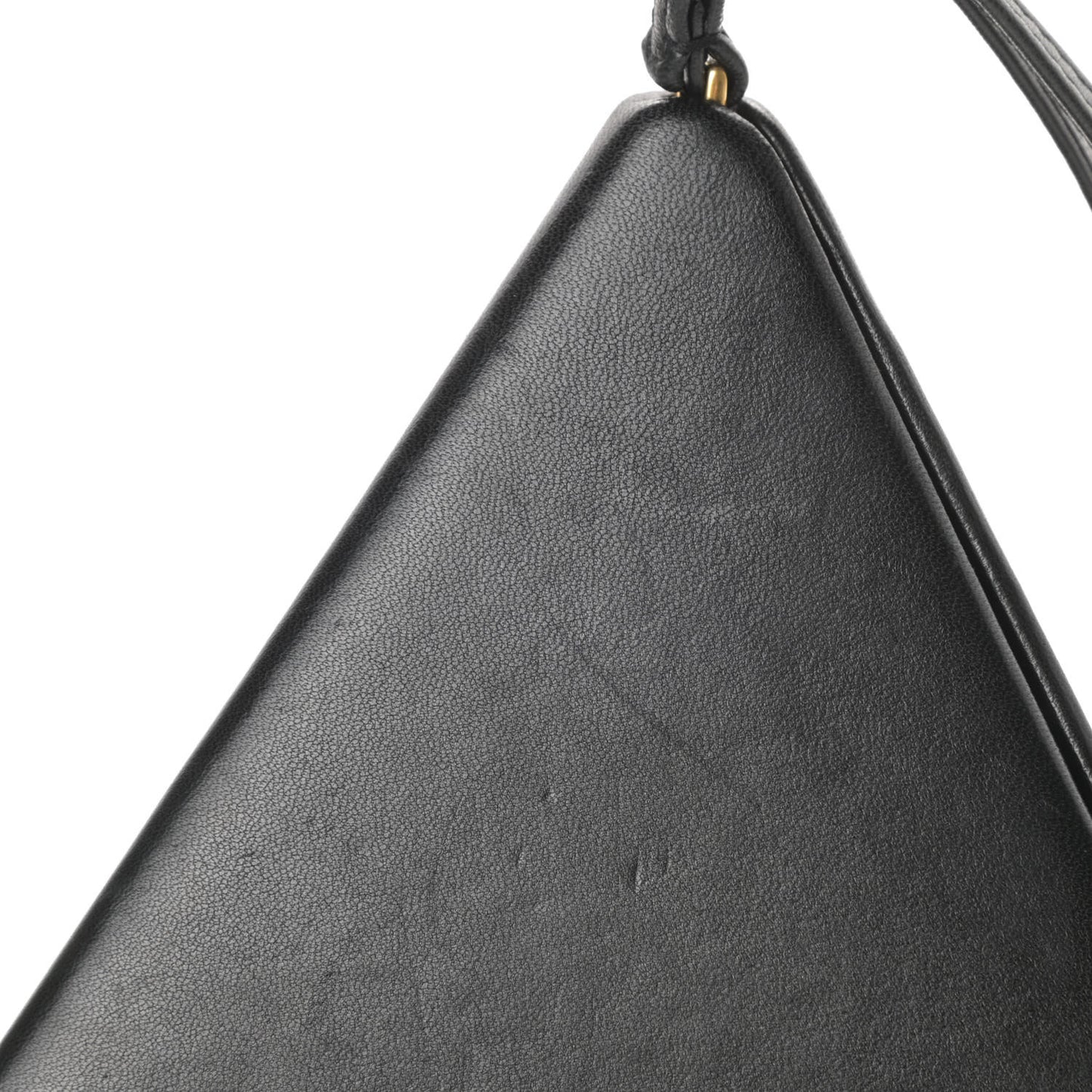 Lambskin Pyramid Clutch Black