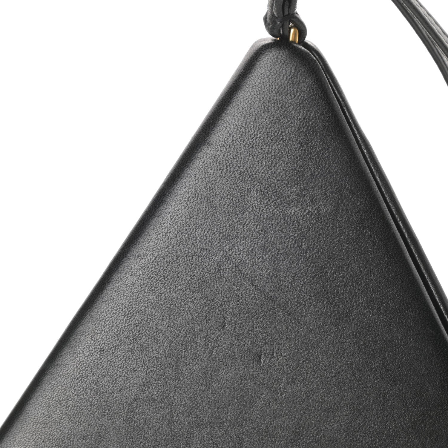 Saint Laurent Lambskin Pyramid Clutch Black 10 of 11