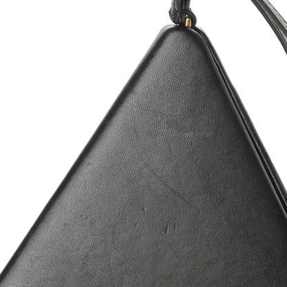 Saint Laurent Lambskin Pyramid Clutch Black 10 of 11