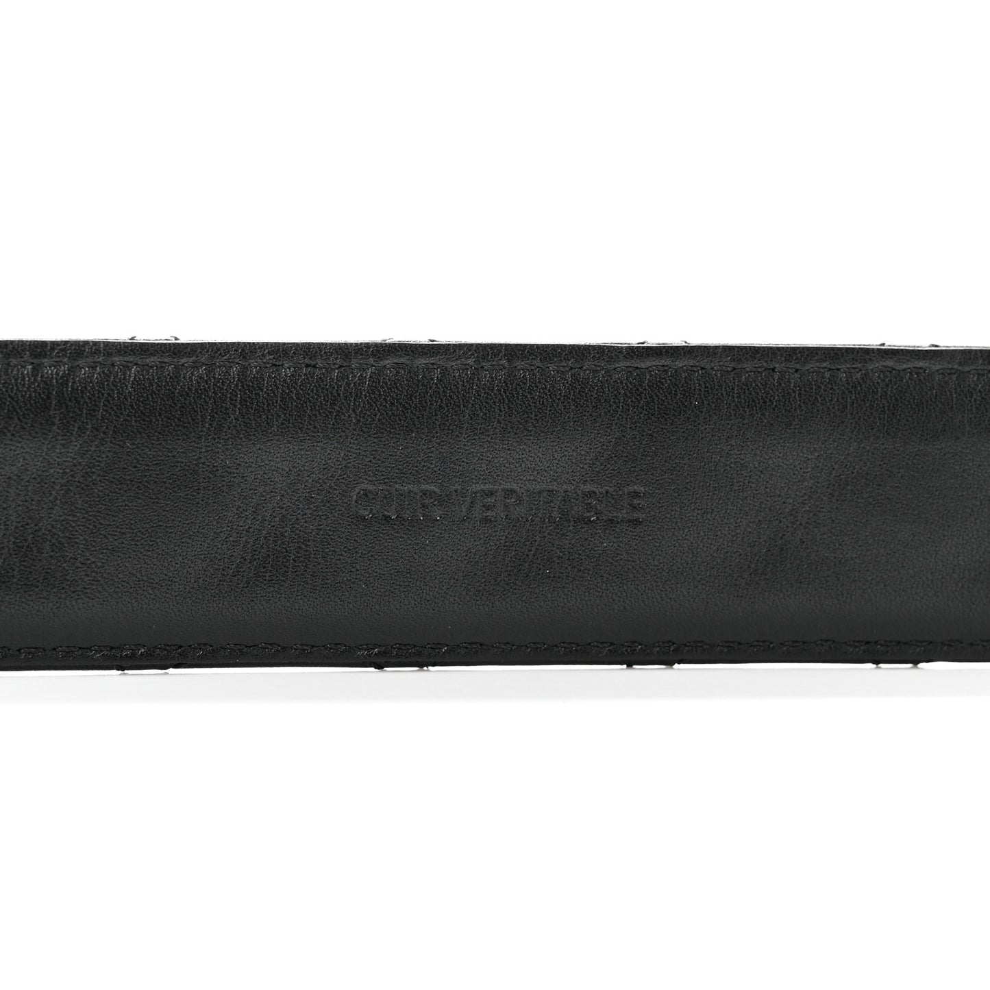 Calfskin Quilted CC Chain Belt 85 34 Black