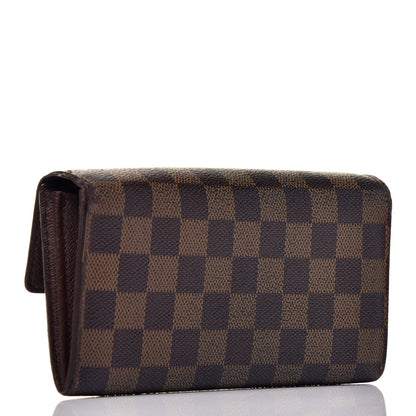 Louis Vuitton Damier Ebene Sarah Wallet 3 of 11