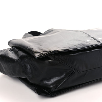 Celine Paperweight Calfskin Medium Tri-Fold Bag Black 8 of 9