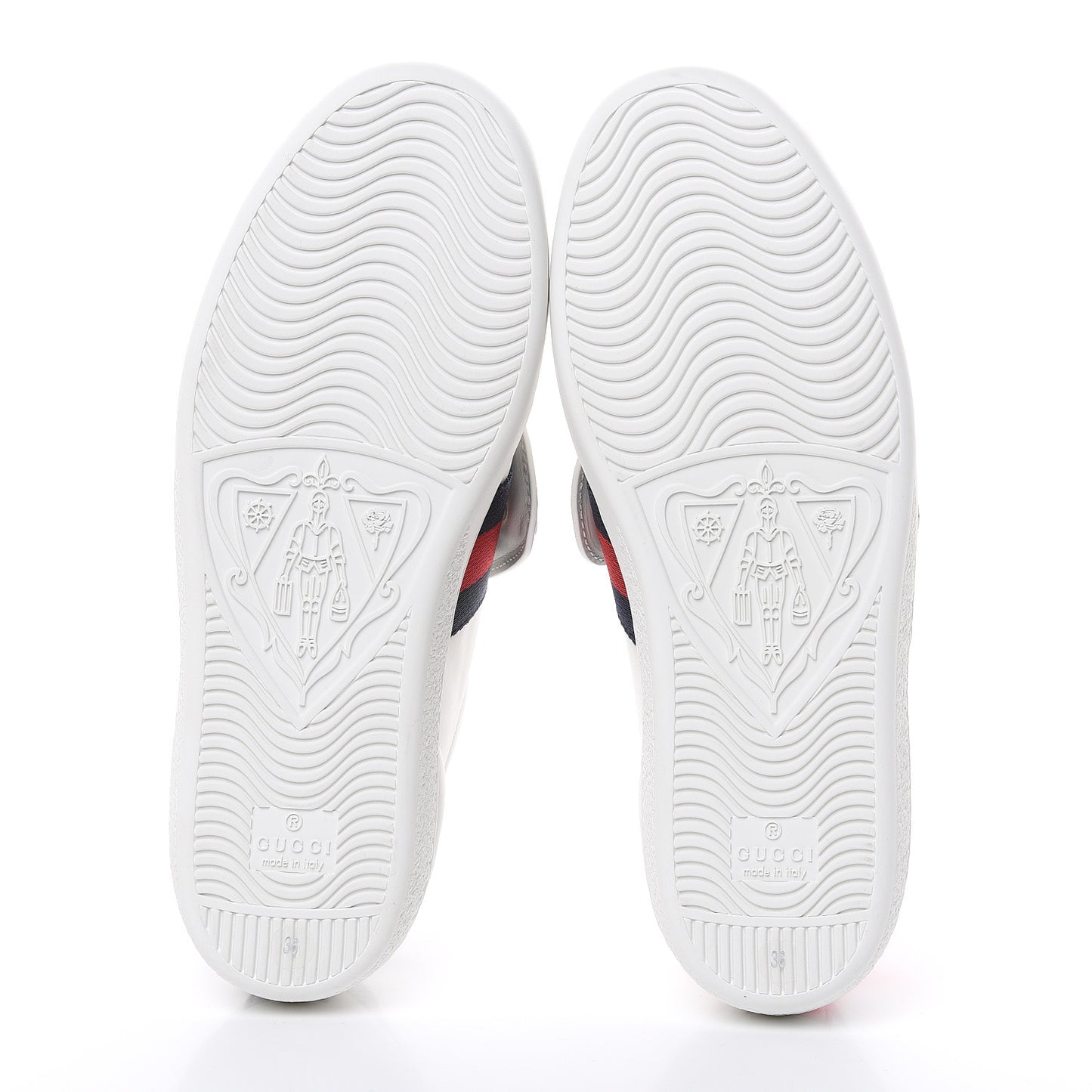 Calfskin Ayers Web Blind for Love Embroidered Womens Ace Sneakers 36 White