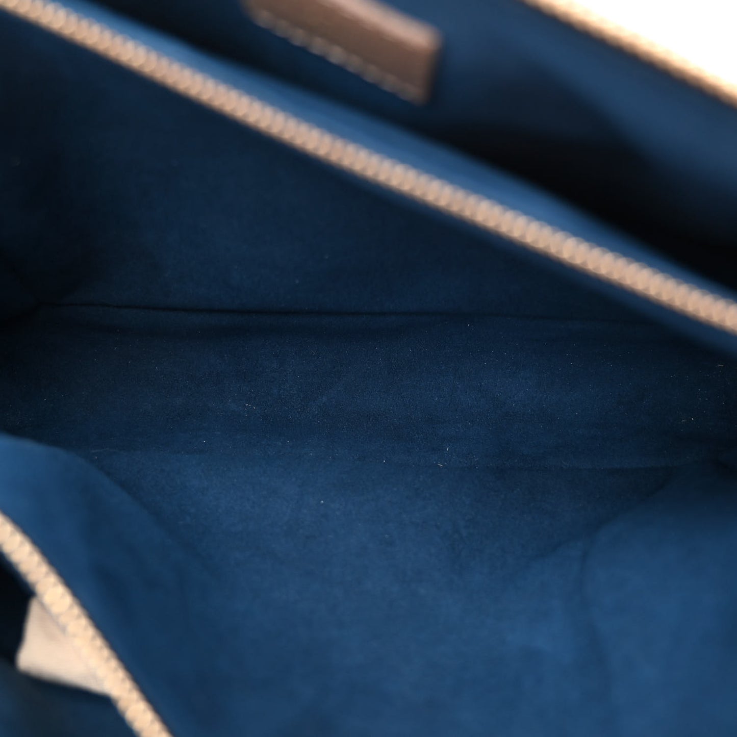 Lambskin Embossed Monogram Coussin MM Taupe