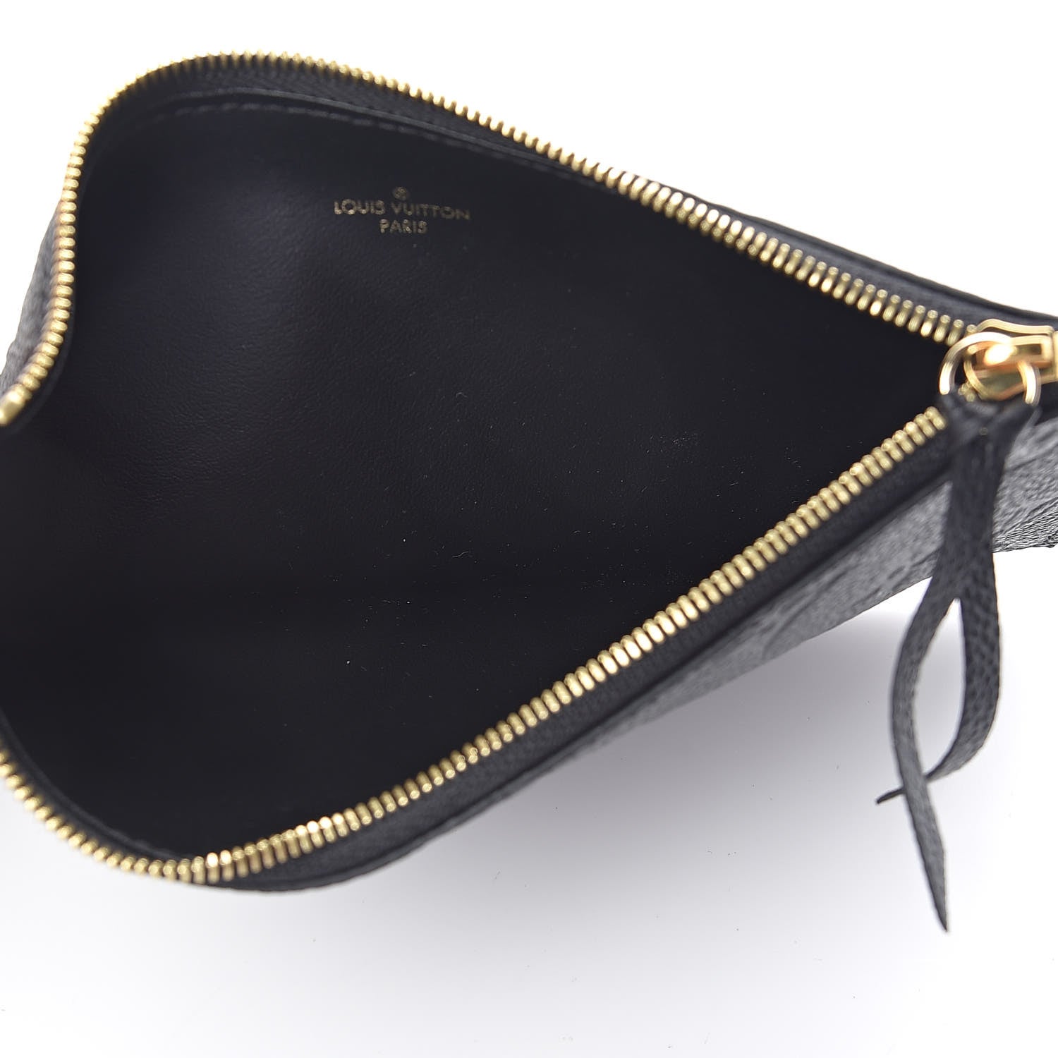 Louis Vuitton Empreinte Felicie Chain Wallet Zippered Insert Black 5 of 6
