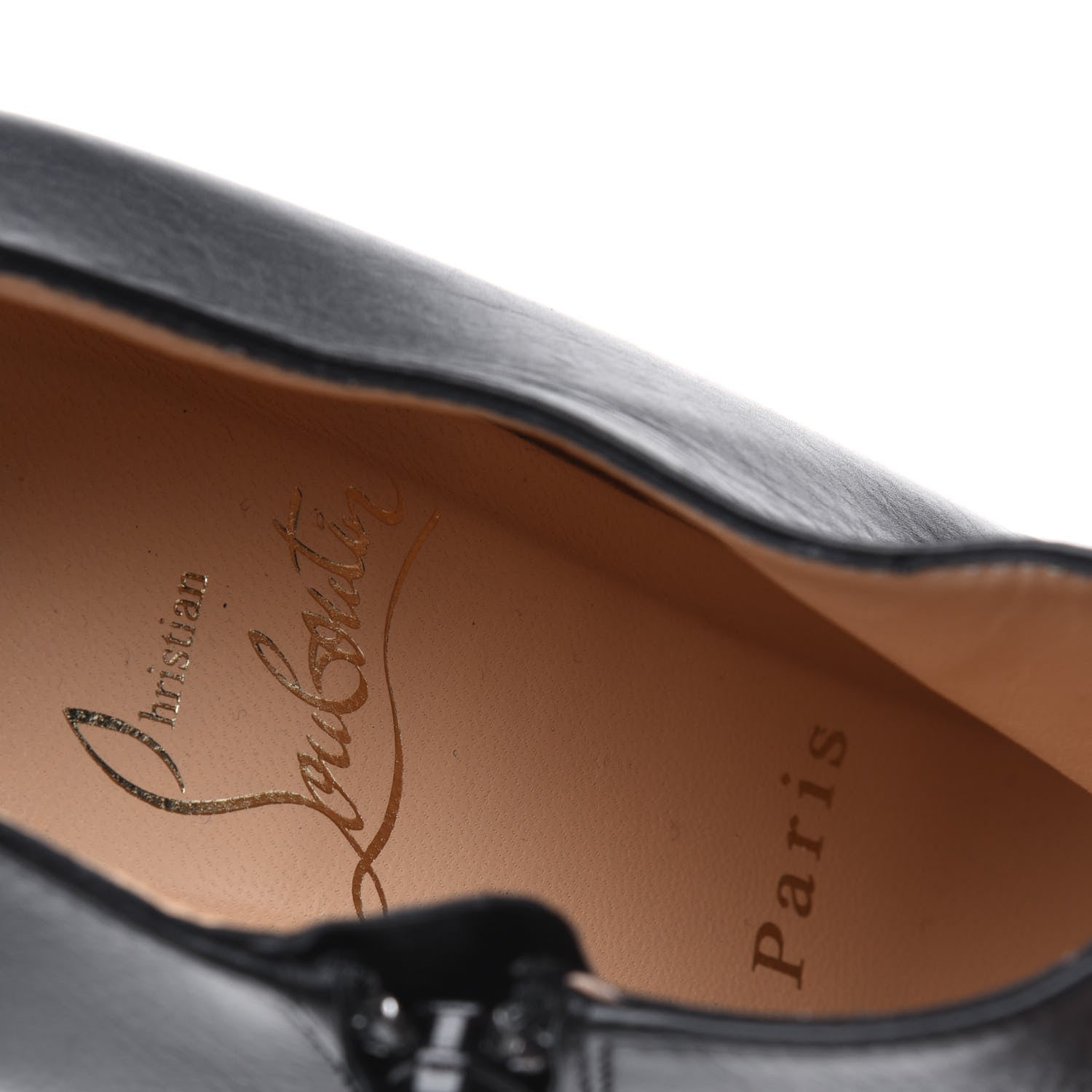 Christian Louboutin Calfskin Dahlia 100 Ankle Boots 36.5 Black 7 of 12