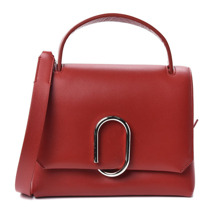 3.1 Phillip Lim 3.1 Smooth Calfskin Mini Alix Top Handle Satchel Red 1 of 8