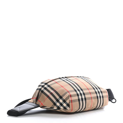 Burberry Bonded Cotton Vintage Check Medium Bum Bag Archive Beige 3 of 9