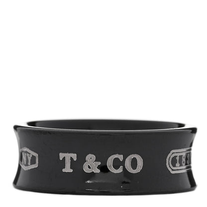 Tiffany Titanium 1837 Band Ring 52 6 1 of 4