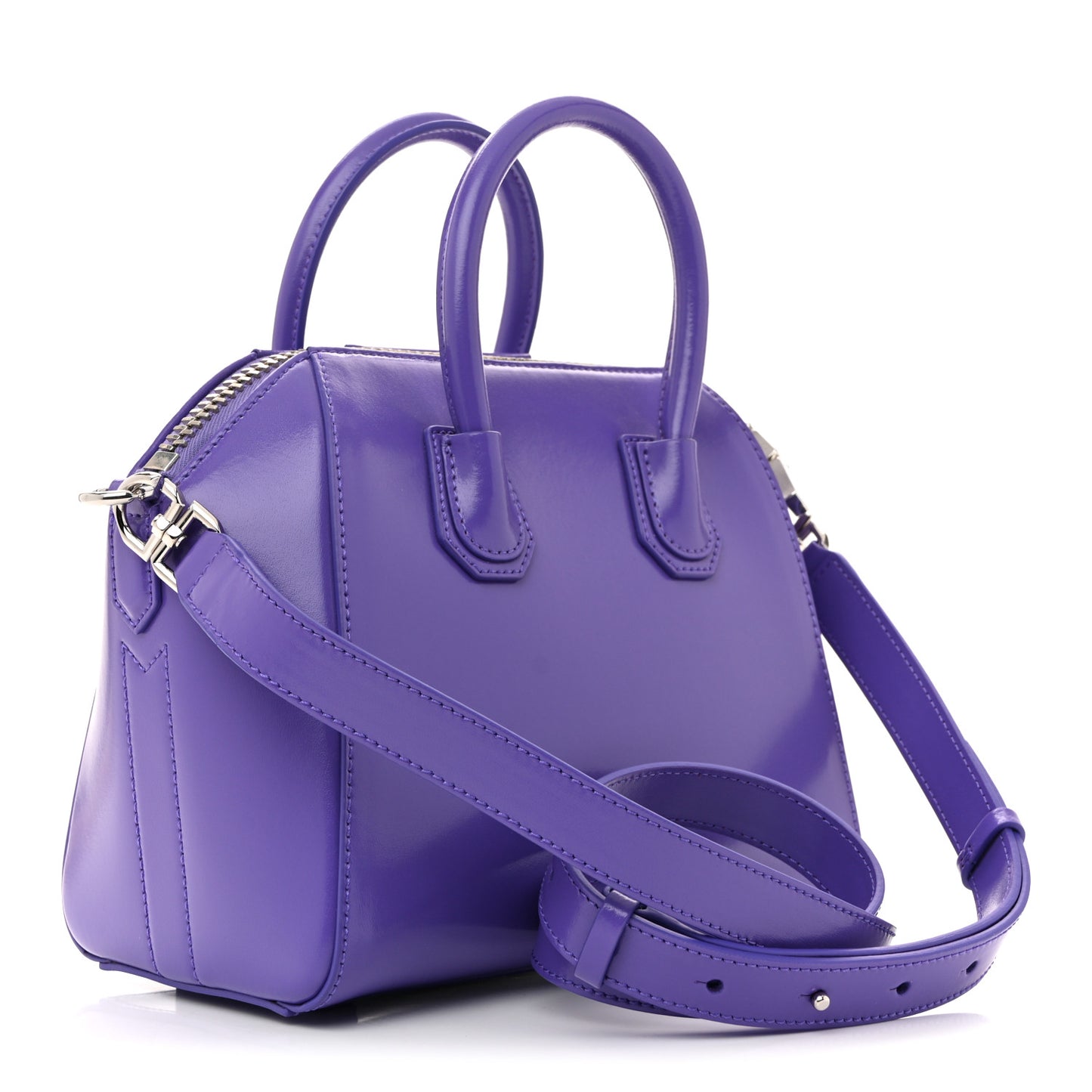 Box Calfskin Mini Antigona Purple Dahlia