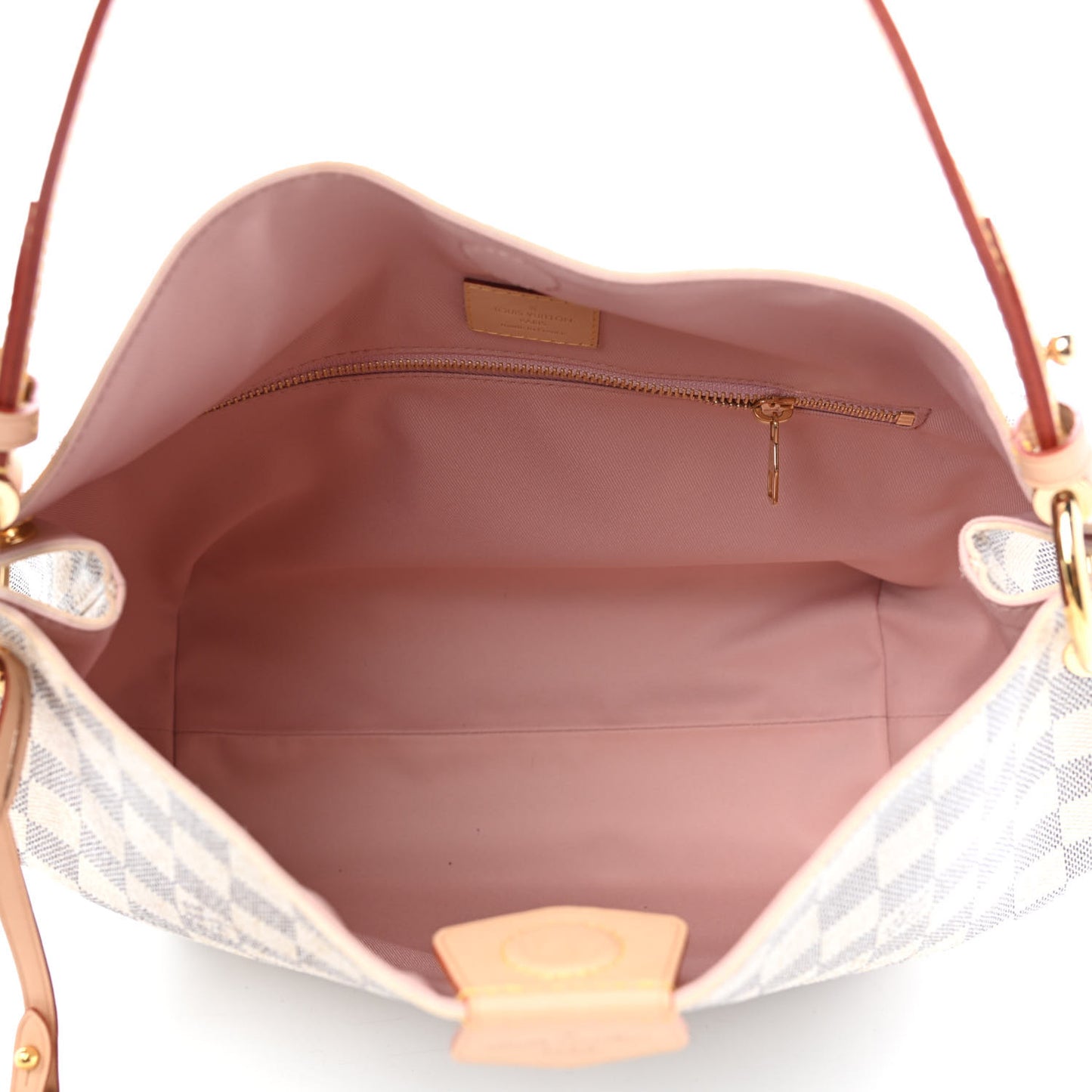 Damier Azur Graceful PM Rose Ballerine