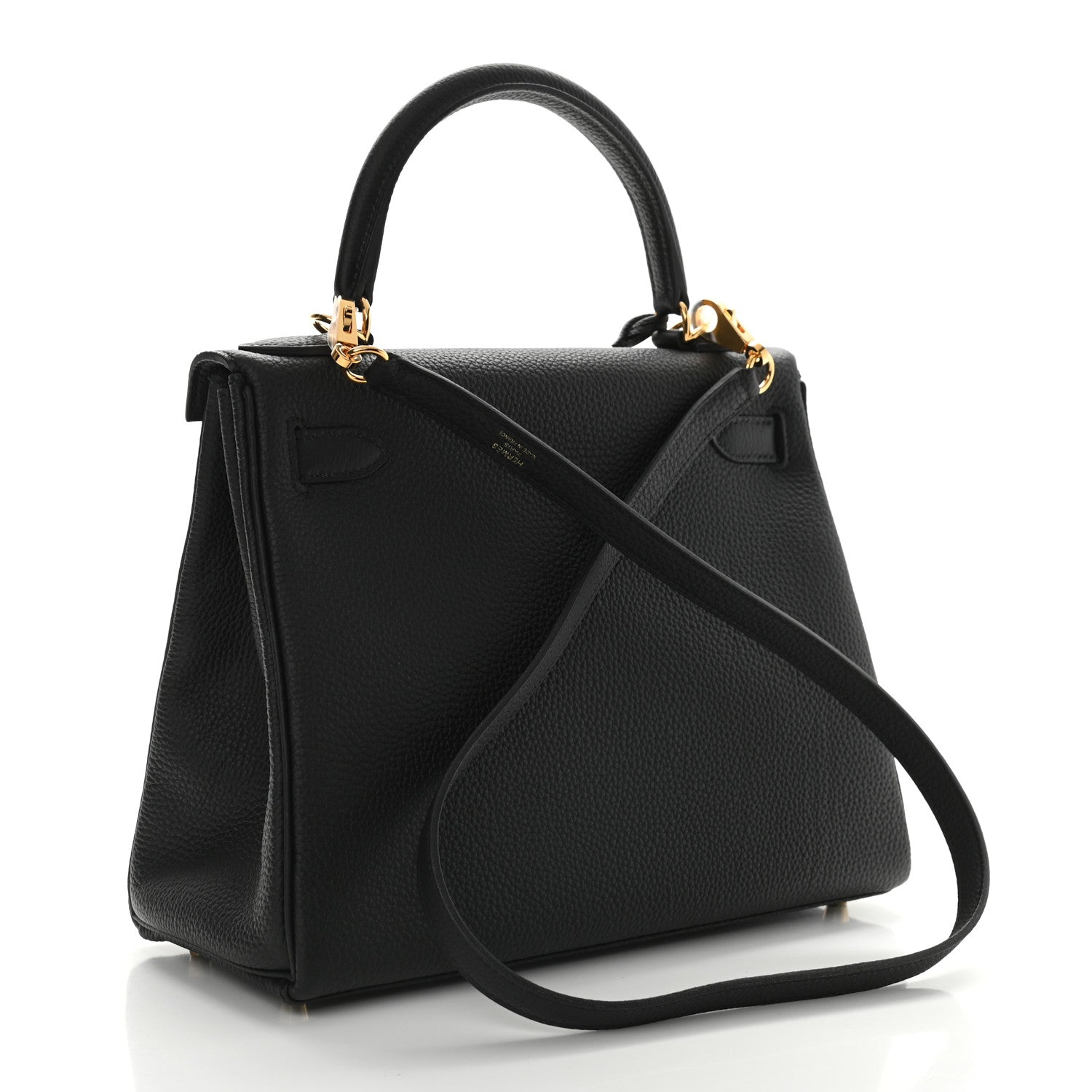 Hermes Togo Kelly Retourne 28 Black 3 of 11