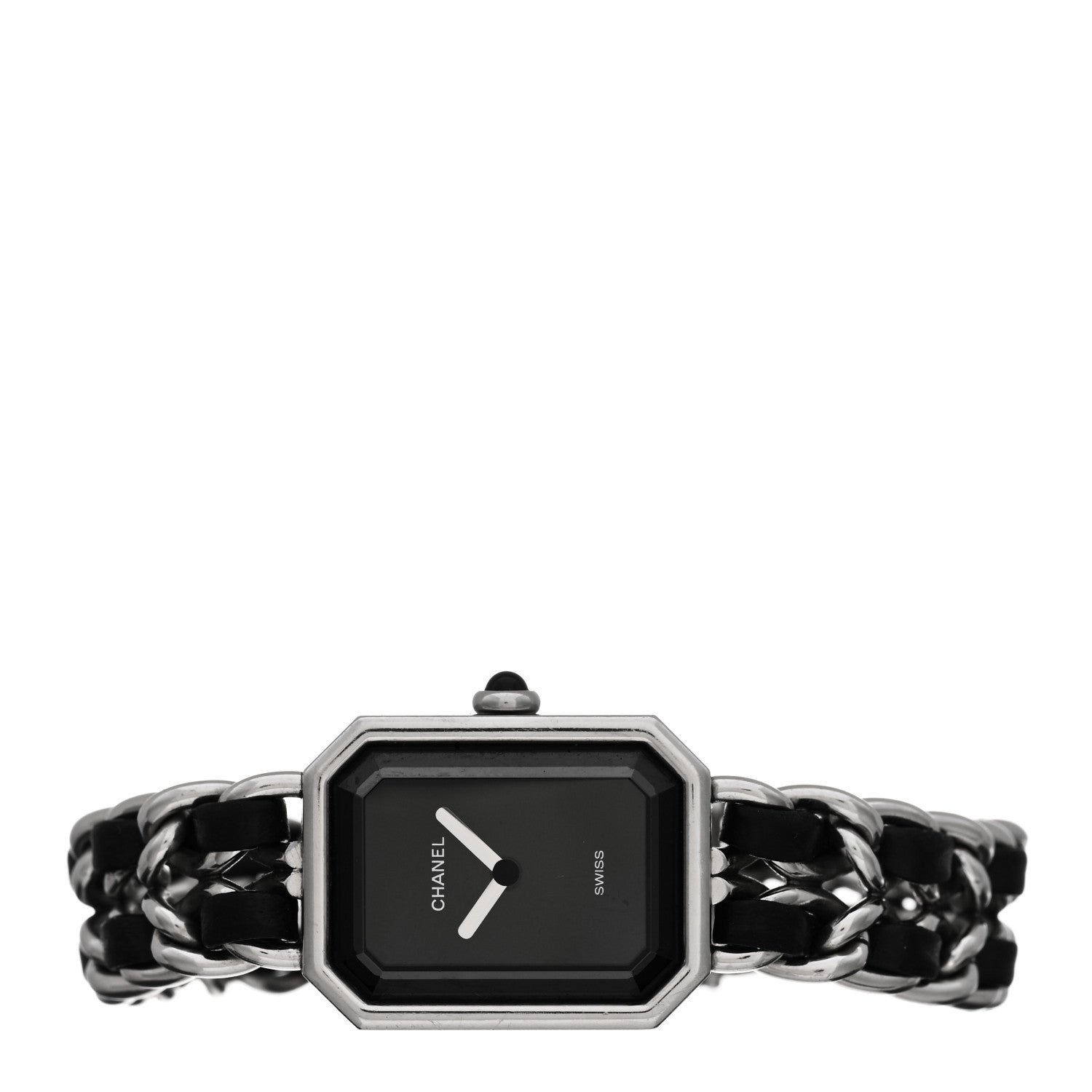 Chanel Stainless Steel Lambskin 20mm Chain Premiere Quartz Watch M 2 of 4