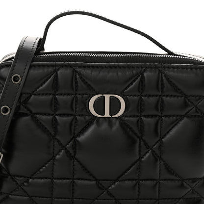 Christian Dior Calfskin Macrocannage Caro Box Bag Black 7 of 10