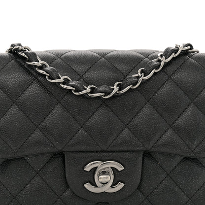Chanel Caviar Quilted Mini Rectangular Flap Black 8 of 11