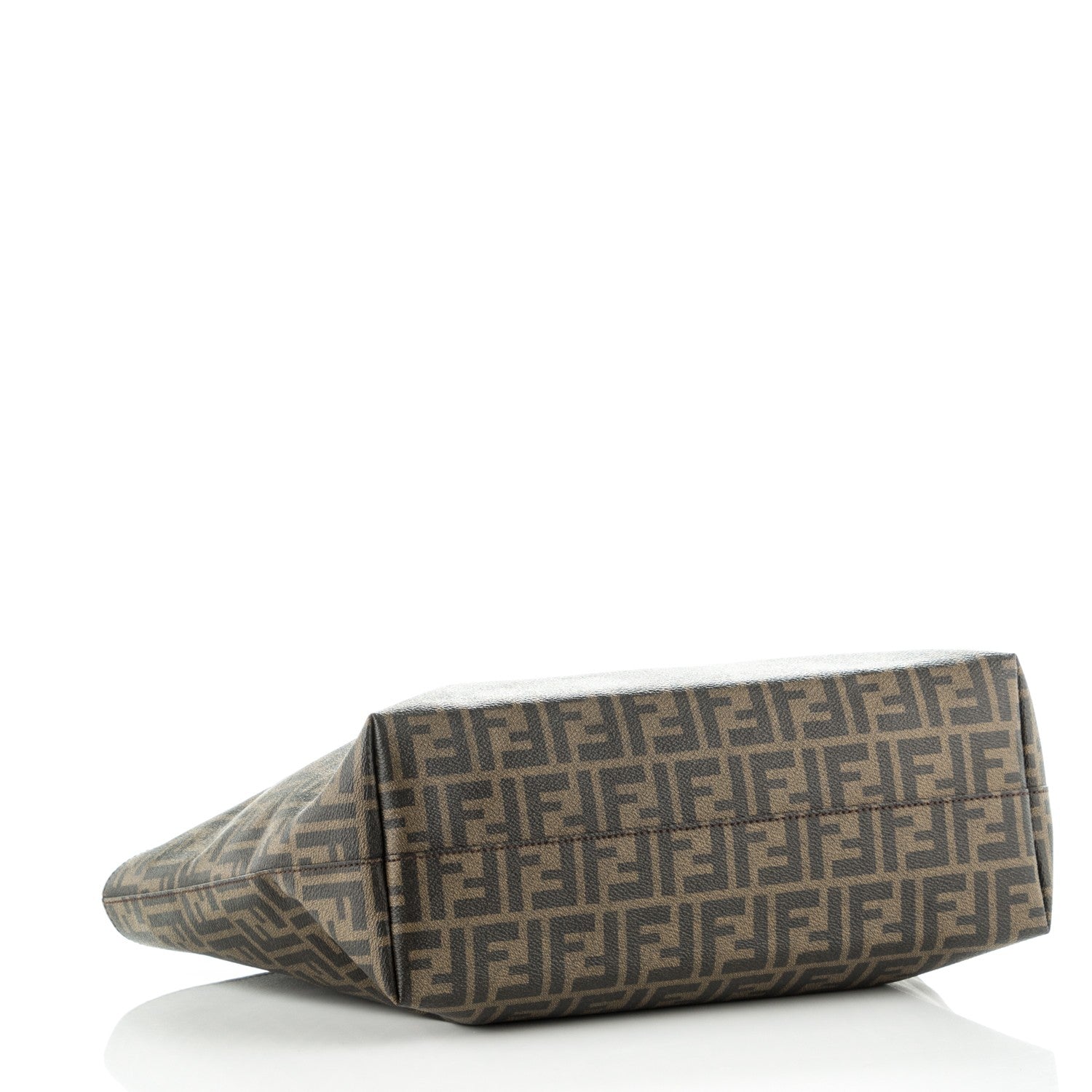 Fendi Zucca Spalmati Medium Roll Tote Tobacco Fuxia 4 of 8