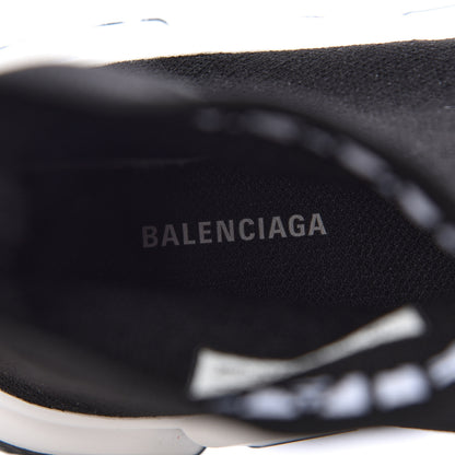 Balenciaga Neoprene Knit Womens Hi Speed Sneakers 38 Black White 7 of 9