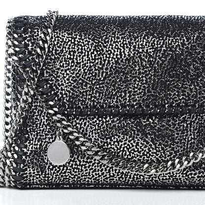 Stella McCartney Chamois Shiny Dotted Mini Falabella Crossbody Bag Ruthenium 9 of 9