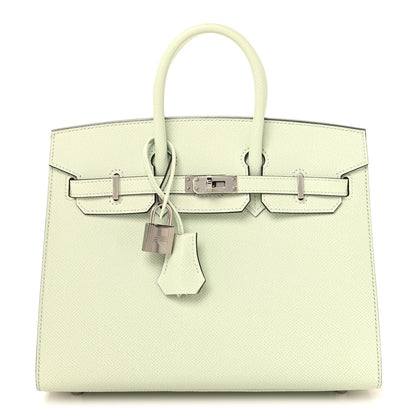 Hermes Epsom Birkin Sellier 25 Vert Fizz 1 of 11