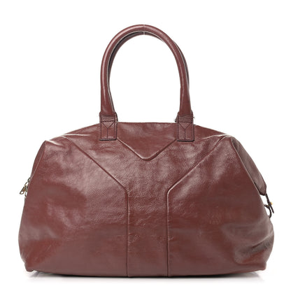 Saint Laurent Textured Patent Medium Easy Sac Dark Red 1 of 23