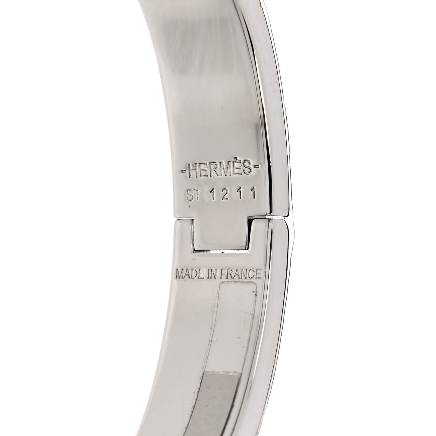 Enamel Narrow Clic Clac H Bracelet Rose Dragee