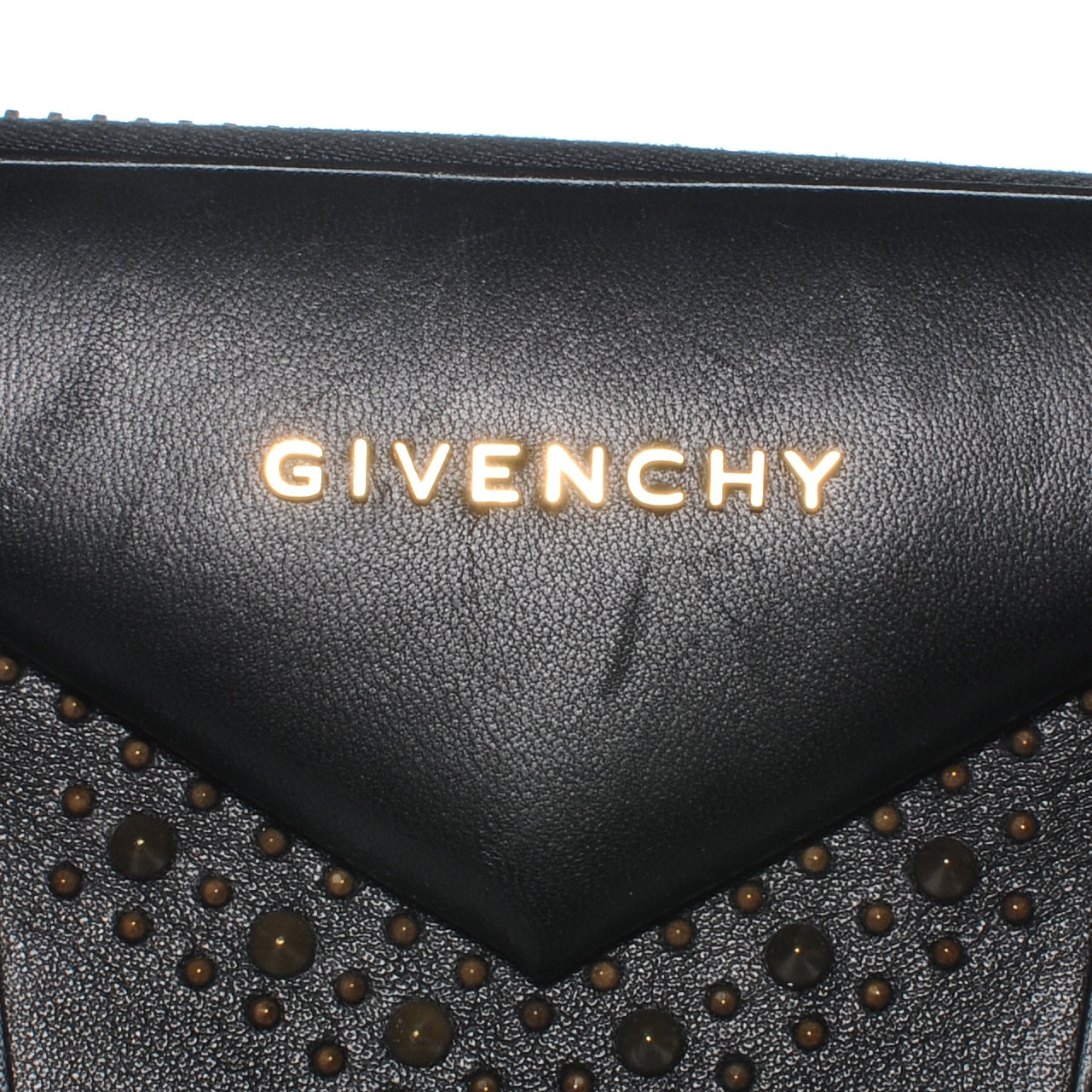 Givenchy Calfskin Medium Studded Antigona Black 8 of 8