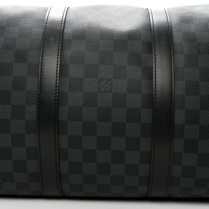 Louis Vuitton Damier Graphite Keepall Bandouliere 55 10 of 14