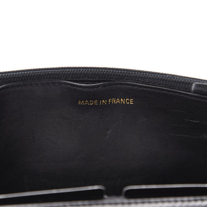 Chanel Caviar Timeless CC Wallet On Chain WOC Black 9 of 11