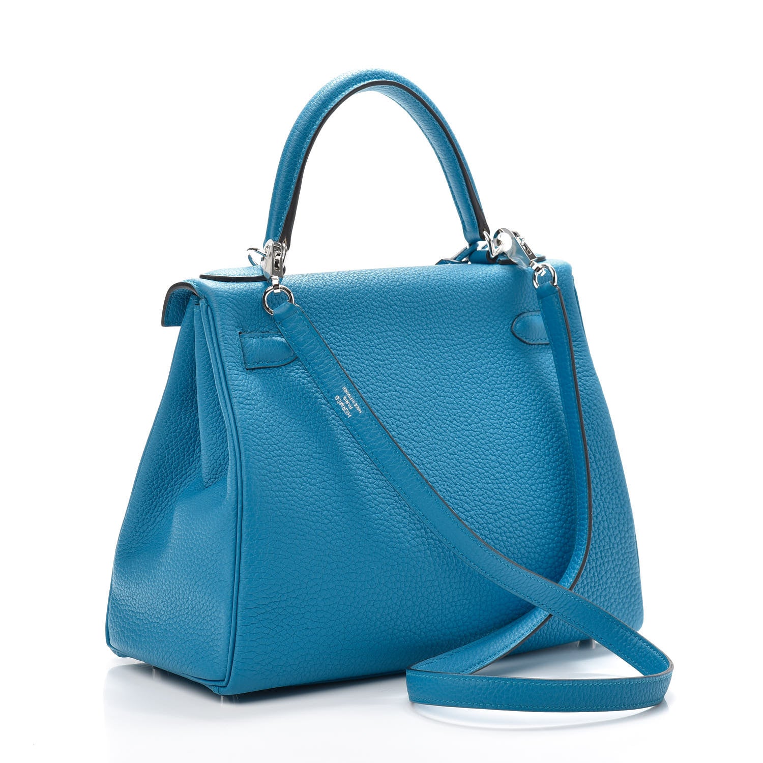 Hermes Togo Kelly Retourne 28 Bleu Zanzibar 3 of 9