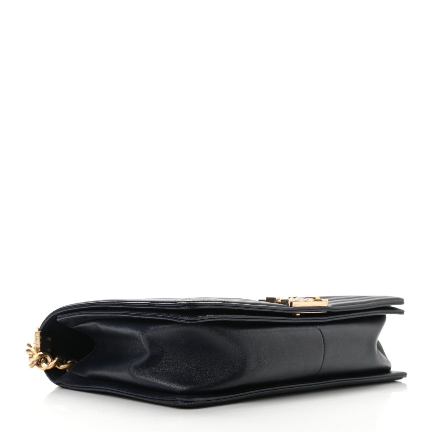 Chanel Lambskin Quilted New Medium Boy Flap Navy 4 of 10