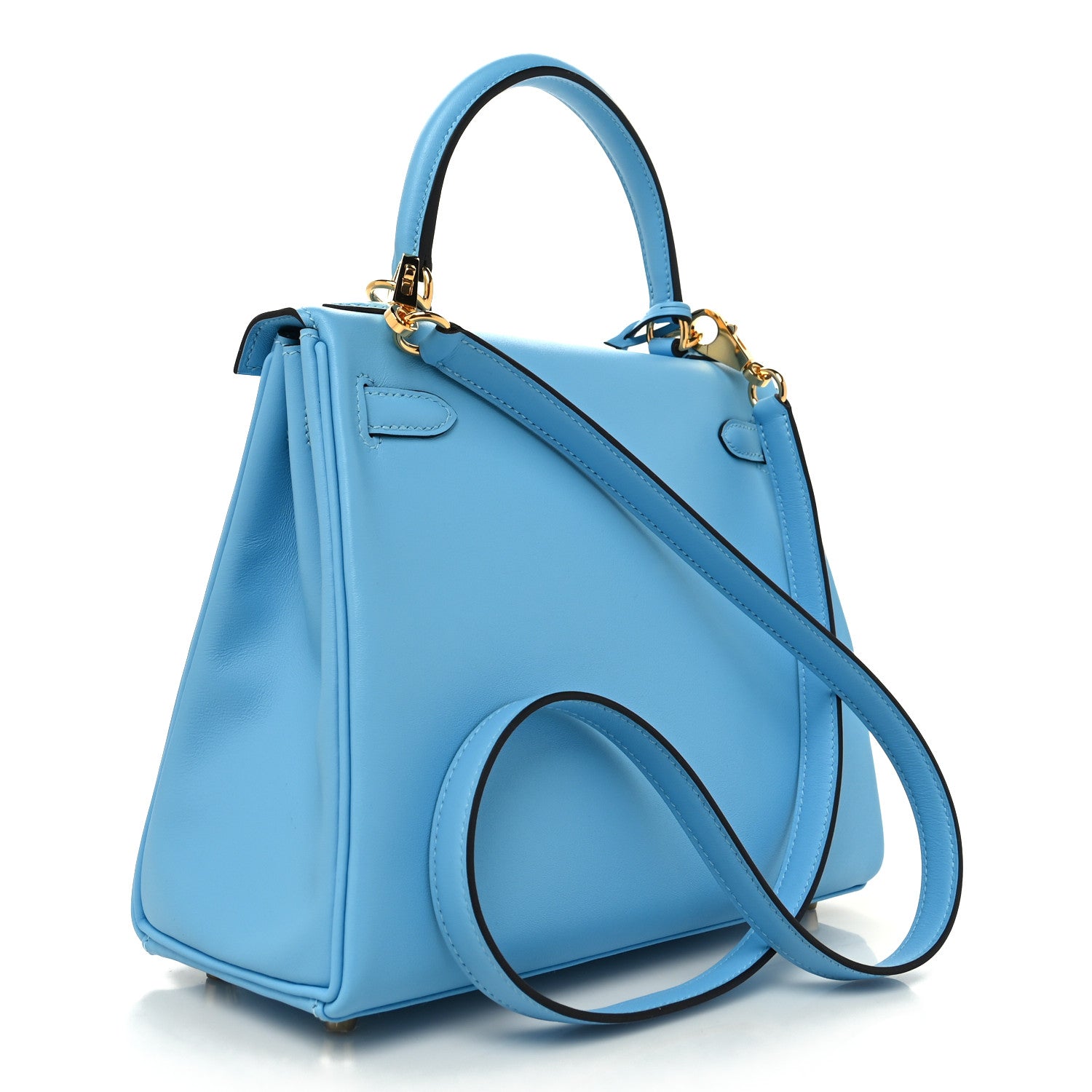 Hermes Swift Kelly Retourne 25 Celeste 1418366 – FASHIONPHILE