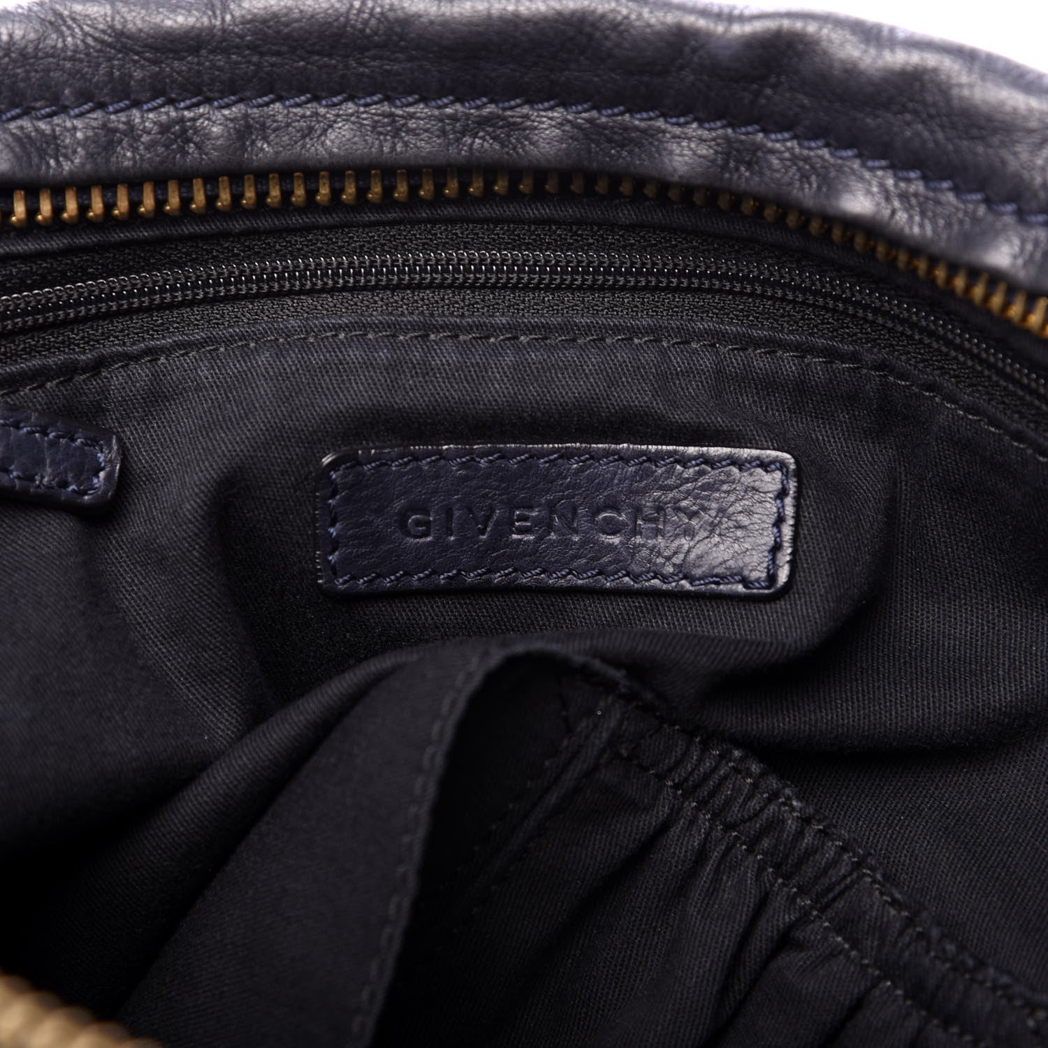 Givenchy Calfskin Medium Braided Pandora Navy 8 of 13