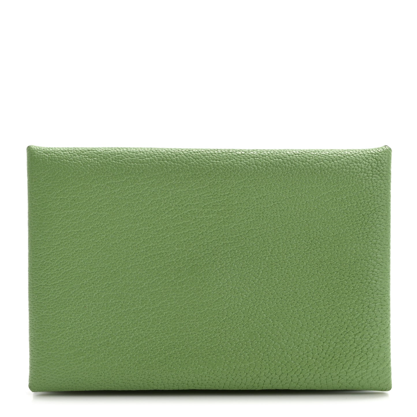 Chevre Mysore Calvi Card Case Vert Criquet
