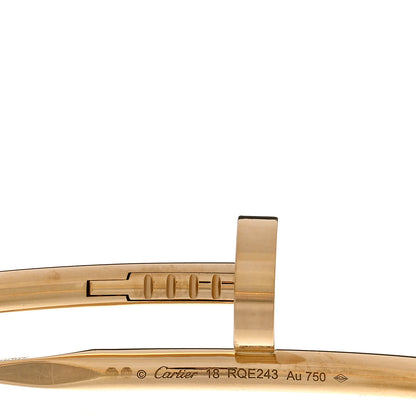 Cartier 18K Yellow Gold Juste Un Clou Bracelet 18 3 of 4