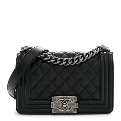 Chanel Caviar Quilted Small Boy Flap Black 1 of 11