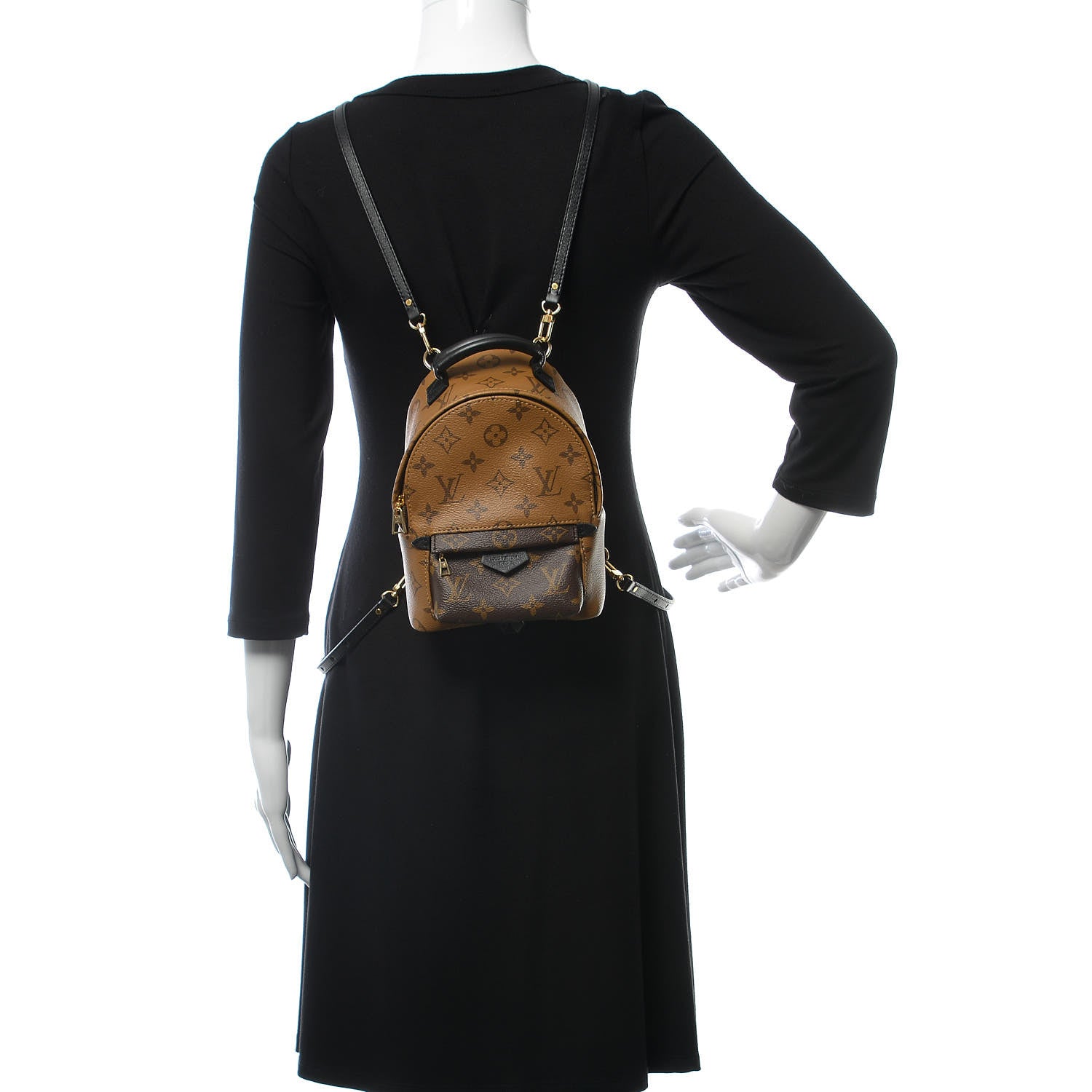 Louis Vuitton Reverse Monogram Palm Springs Backpack Mini 2 of 9