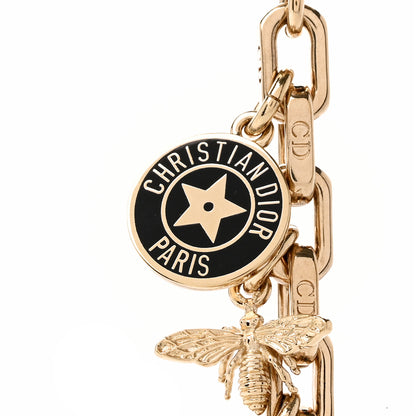 Christian Dior Lacquer 30 Montaigne Bag Charm Gold 3 of 4