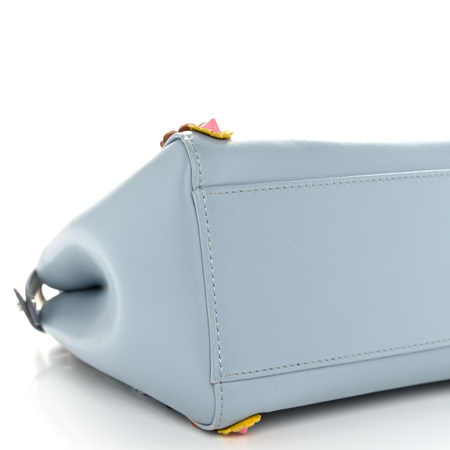 Nappa Flowerland Mini Peekaboo Iconic Satchel Light Blue