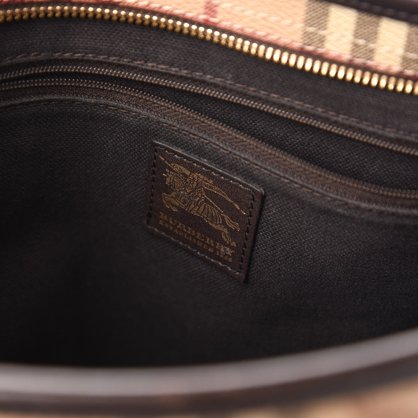 Haymarket Check Medium Regent Tote Chocolate