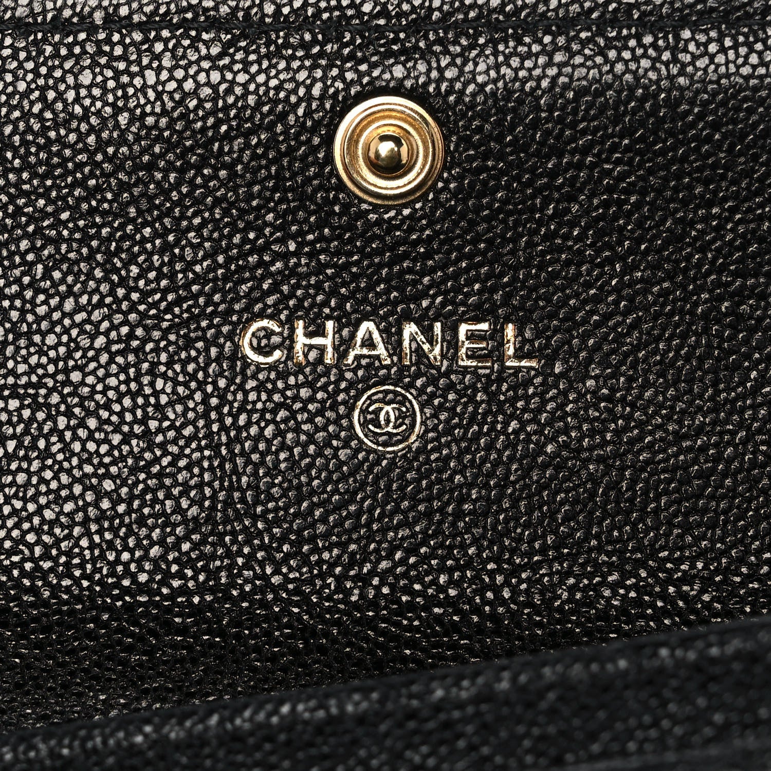 Chanel Caviar Quilted Boy Flap Card Holder Black 6 of 10